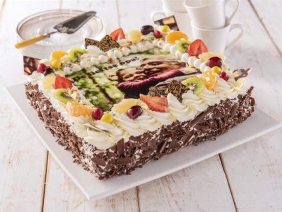 Foto van  Slagroom 16 personen (fototaart)