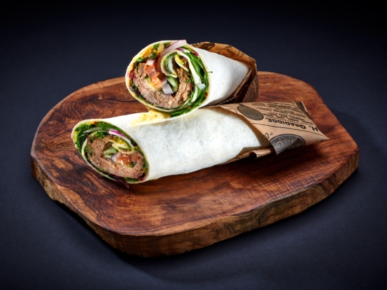 Foto van Maaltijd-wrap koud gehakt