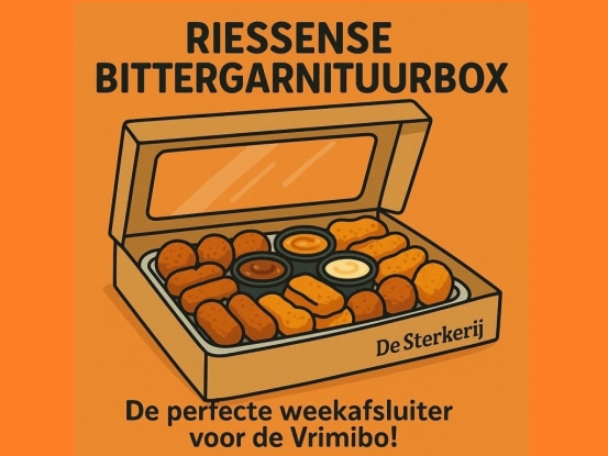 Foto van Riessense bittergarnituurbox 60 stuks