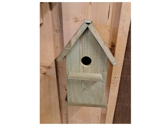 Foto van Vogelhuisje trede